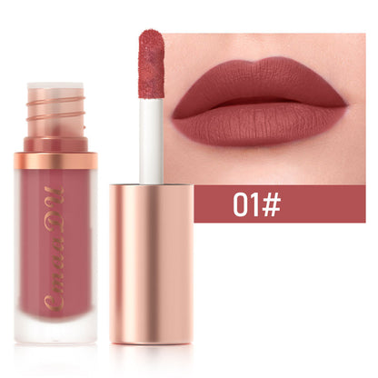 Lipstick Velvet Lip Gloss Single Lip Lacquer Matte Finish No Stain On Cup Fade