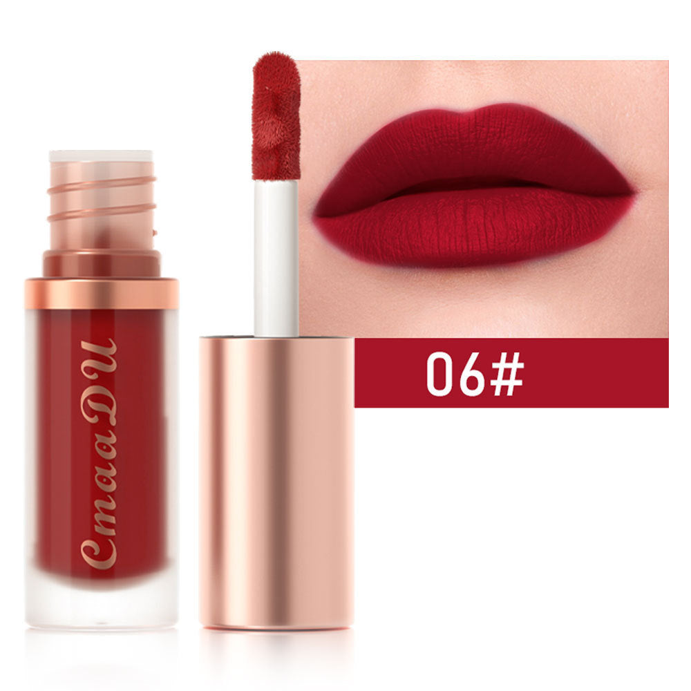 Lipstick Velvet Lip Gloss Single Lip Lacquer Matte Finish No Stain On Cup Fade