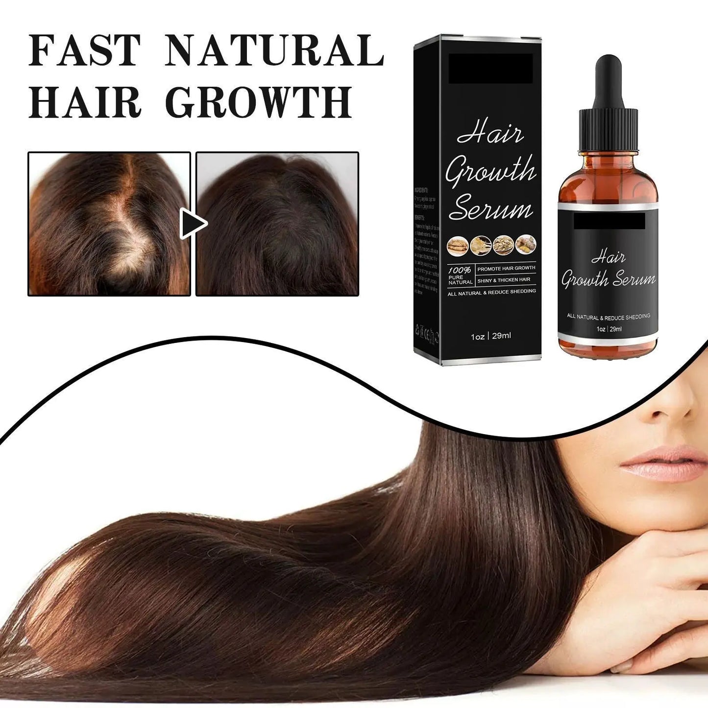 Strong And Thick Hairline Moisturizing Hair
