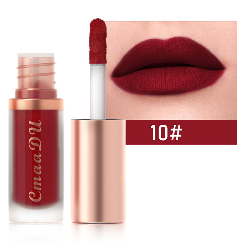 Lipstick Velvet Lip Gloss Single Lip Lacquer Matte Finish No Stain On Cup Fade