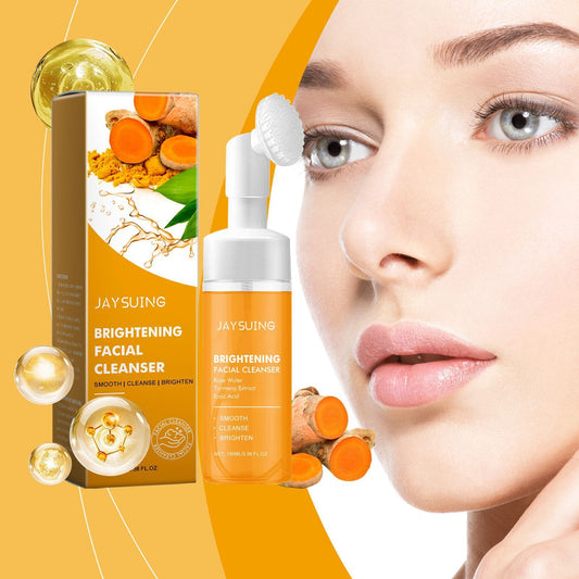 Turmeric Deep Cleansing Moisturizing Whitening Skin Beauty Facial Cleanser