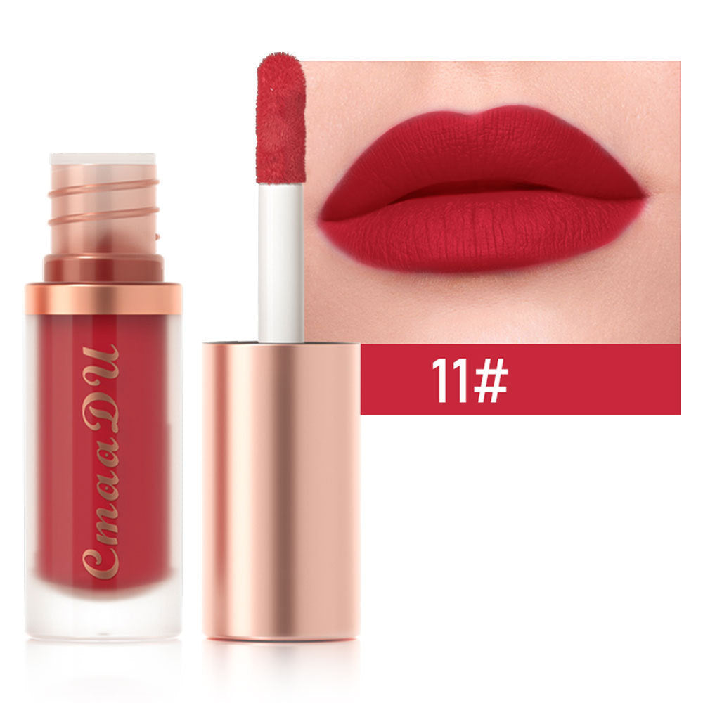 Lipstick Velvet Lip Gloss Single Lip Lacquer Matte Finish No Stain On Cup Fade